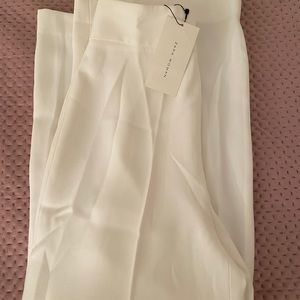 Classy Wide Legged Zara White Pants